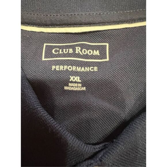 Club Room Men’s Polo Tee Sz XXL Navy  NWT - Picture 3 of 6